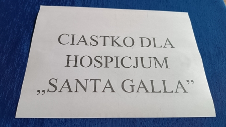  Ciastko dla Hospicjum Santa Galla