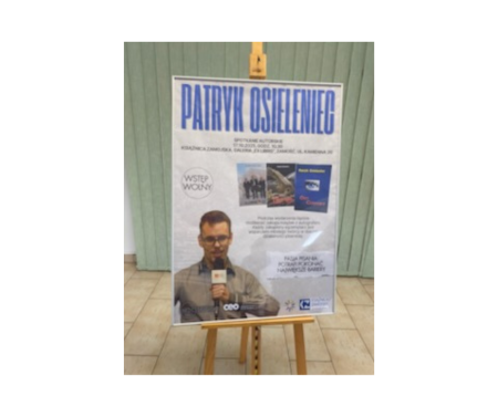 Spotkanie autorskie z Patrykiem Osieleńcem