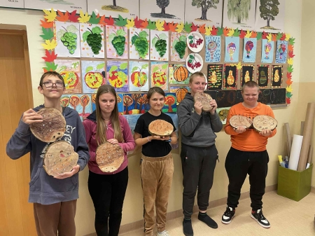 Jesienne warsztaty w klasach 8B i 8D