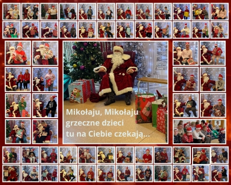 Mikołaj z wizytą u grzecznych dzieci