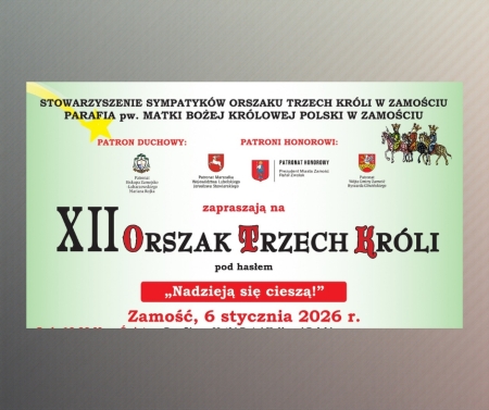Orszak Trzech Króli - zaproszenie 