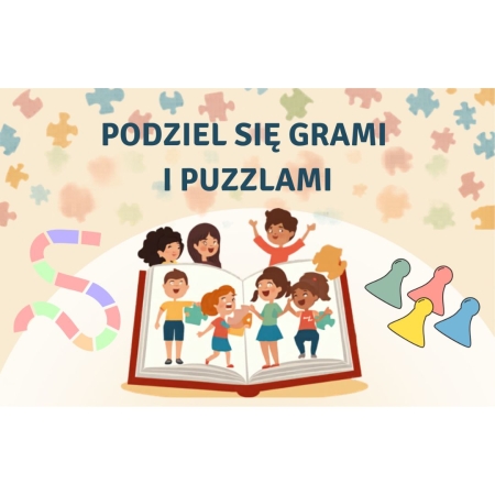 Zbiórka puzzli i gier do biblioteki szkolnej
