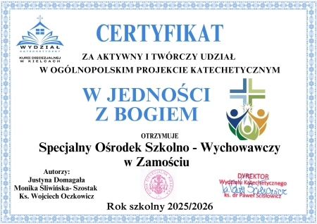 Ogólnopolski projekt katechetyczny ''W jedności z Bogiem''