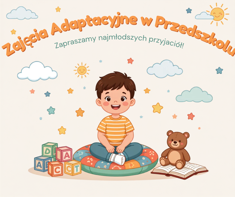 Zajęcia adaptacyjne dla nowych przedszkolaków